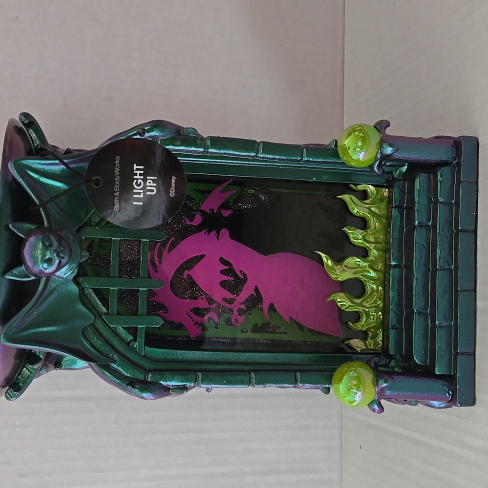 DISNEY MALEFICENT SHADOW BOX CANDLE HOLDER